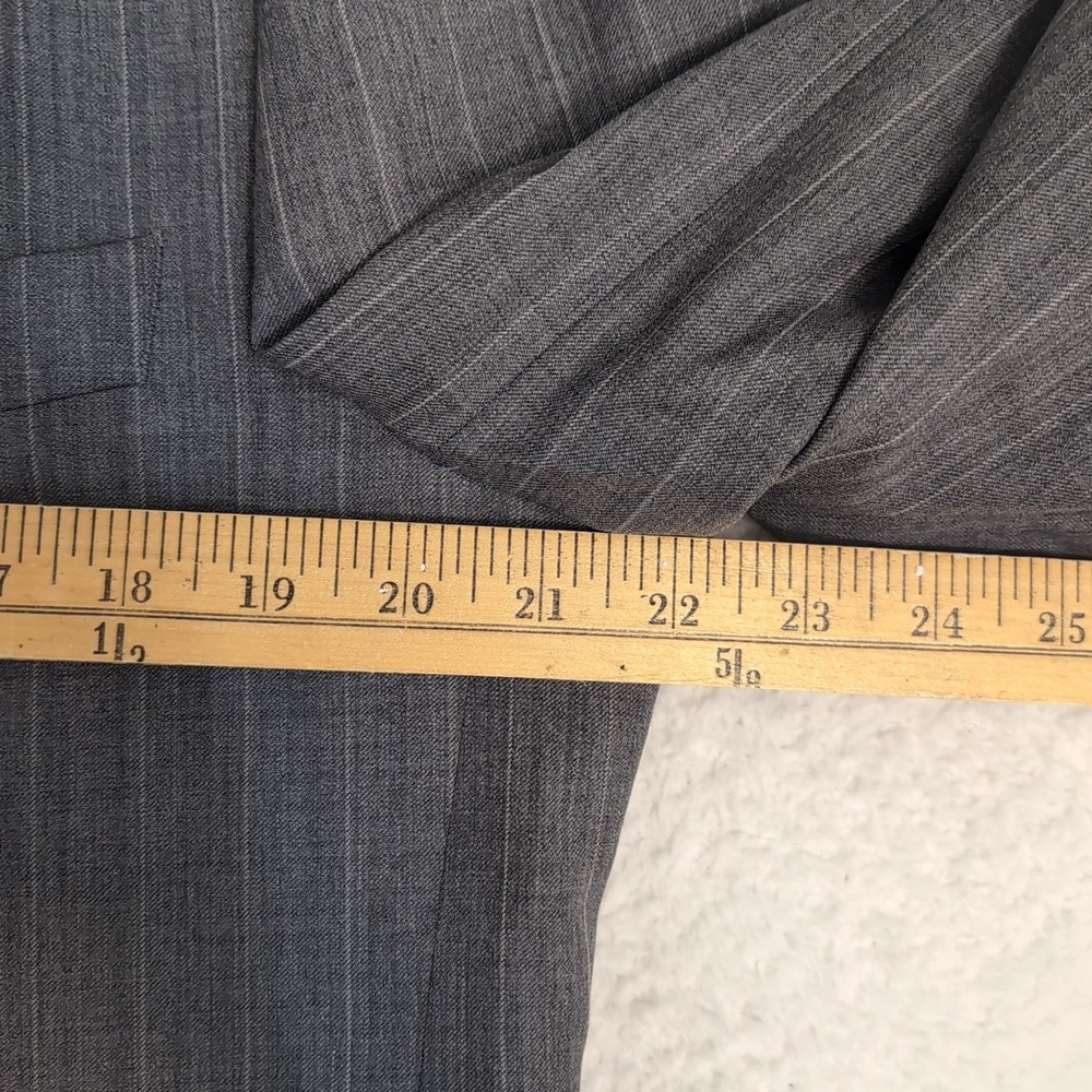 Brooks Brothers 40L 346 Stretch Sport Coat Gray‎ Wool Blend Two Button Vented - Picture 7 of 11